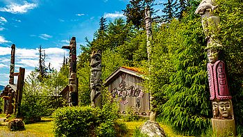 Alaska Ketchikan Totempfaehle