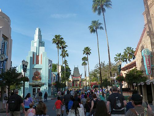 Hollywood Boulevard in den Hollywood Studios im Disneyland Florida