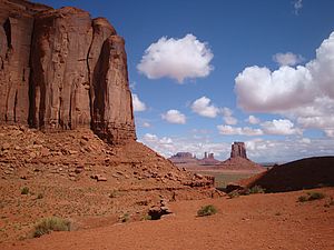 Felsformationen im Monument Valley