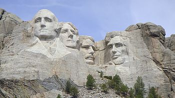Präsidentenköpfe am Mount Rushmore
