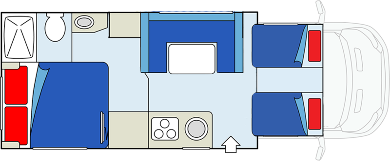 Grundriss bei Tag Motorhome MH-C