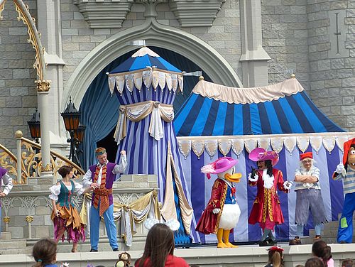 Aufführung von Peter Pan im Magic Kingdom im Disneyland Florida