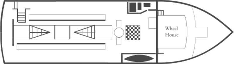 Deckplan Canadian Empress - Sonnendeck