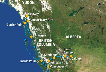 Routing Kanadas Westen und die Inside Passage