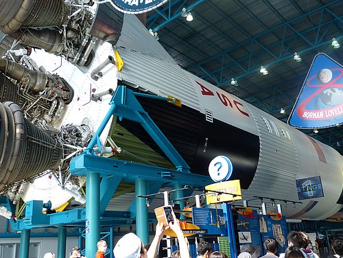 Saturn-V-Rakete im Kennedy Space Center