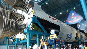 Saturn-V-Rakete im Kennedy Space Center