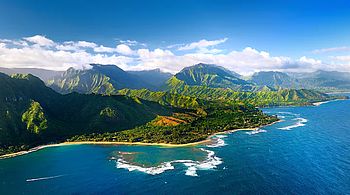 Hawaii-Insel Kauai © Norwegian Cruise Line Blick auf die Hawaii-Insel Kauai